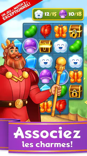 Charm King - jeu gratuit de ma screenshot 2