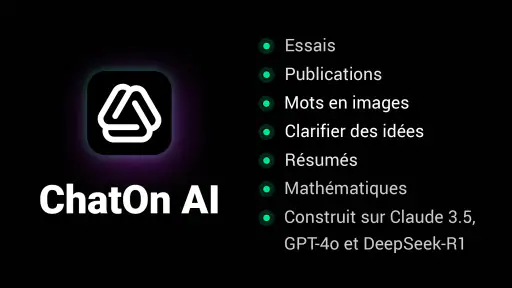 ChatOn・Chatbot IA en français screenshot 1