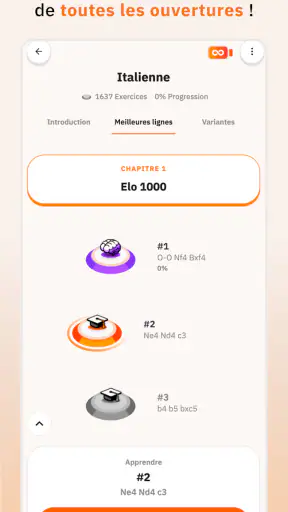 ChessFlare : Cours d’échecs screenshot 4