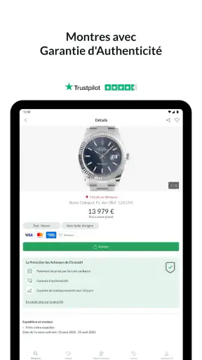 Chrono24 | Montres de luxe screenshot 10