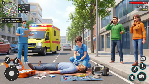 City Ambulance Rescue Sim Game screenshot 9