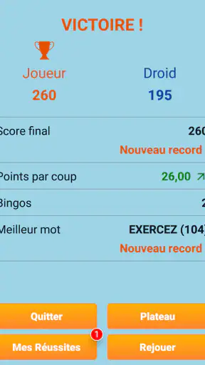 Classic Words en français screenshot 4