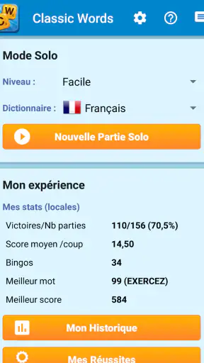Classic Words en français screenshot 5