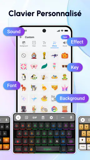 Mechanical Keyboard: RGB Theme screenshot 2