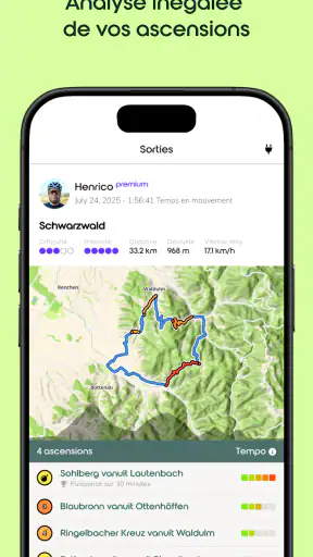 climbfinder - cols & côtes screenshot 3