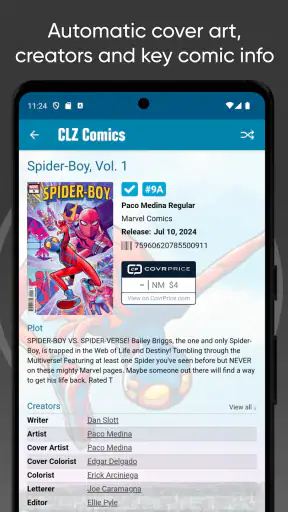 CLZ Comics - base de données screenshot 5