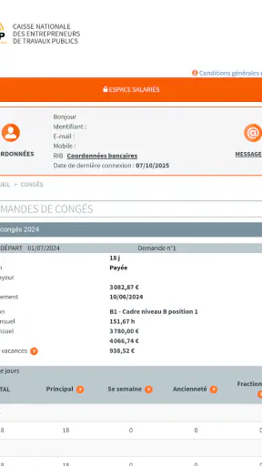 CNETP Salarié screenshot 10