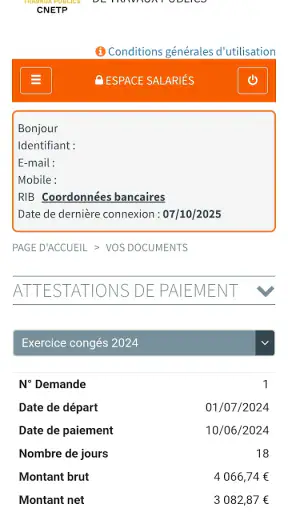 CNETP Salarié screenshot 6