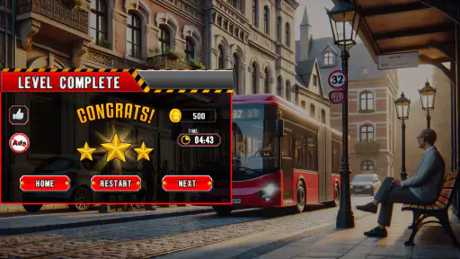 Coach Bus Train Driving Games screenshot 10
