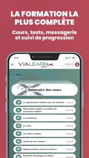 Vialearn Moto – Code Moto ETM screenshot 5