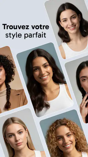 Coiffure IA & Couleur Cheveux screenshot 1