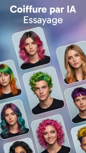 Coiffure IA & Couleur Cheveux screenshot 2