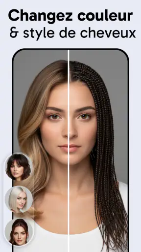 Coiffure IA & Couleur Cheveux screenshot 3