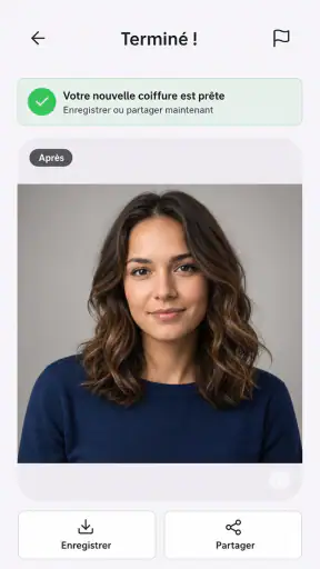 Coiffures & Couleur Cheveux IA screenshot 4