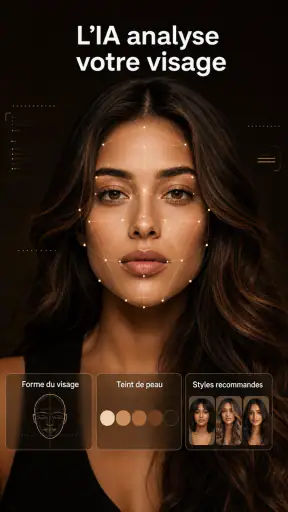 Coiffures & Couleur Cheveux IA screenshot 5