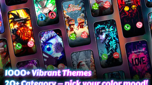 Color Phone: Call Screen Theme screenshot 1