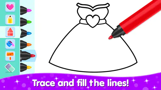 Coloriage pour les filles screenshot 1