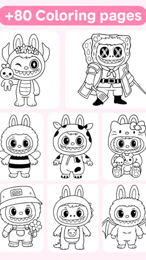 coloriages de Labubu screenshot
