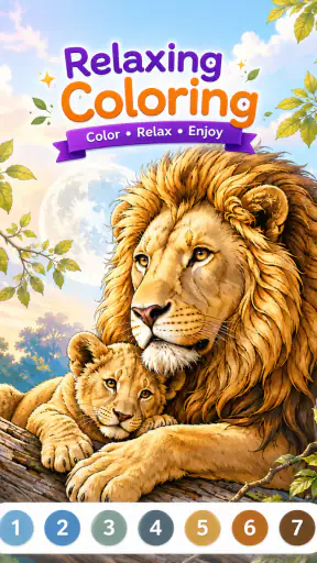 Coloring Game: Color by Number screenshot 3