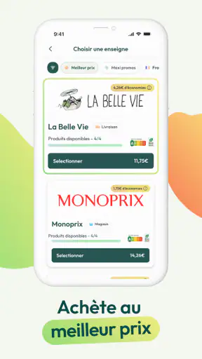 Comparateur prix supermarchés screenshot 4