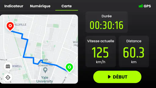Compteur de Vitesse GPS - km/h screenshot 6