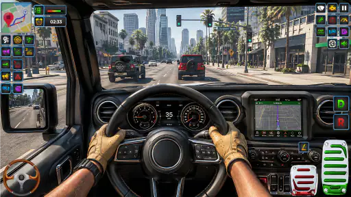 Conduite de SUV Jeep screenshot 3