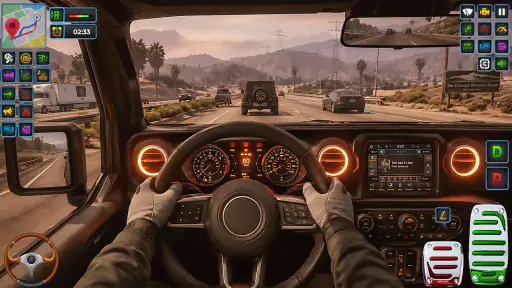 Conduite de SUV Jeep screenshot 9