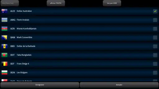 Convertisseur de devise Facile screenshot 9