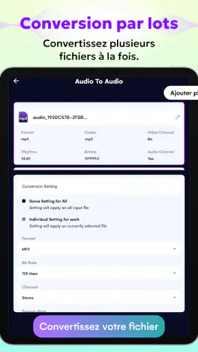 Convertisseur MP3-Audio Editor screenshot 11