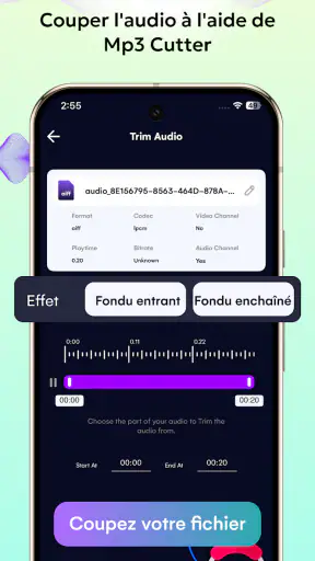 Convertisseur MP3-Audio Editor screenshot 4