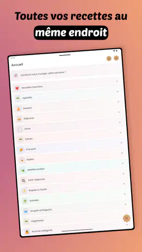 CookBooker: Recettes & Menus screenshot 9