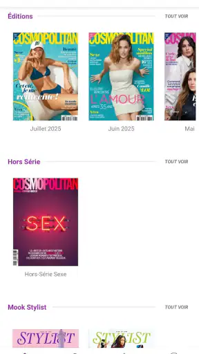 Cosmopolitan Magazine France screenshot 2