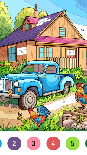 Country Farm Coloring Book screenshot 8