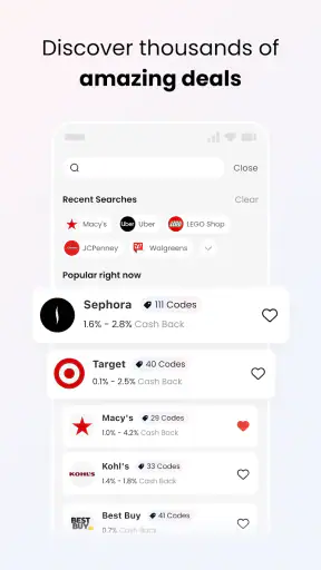 Coupert - Coupons & Cash Back screenshot 3