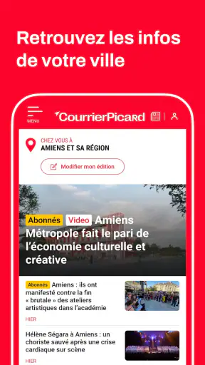 Courrier picard : Actu & vidéo screenshot 3