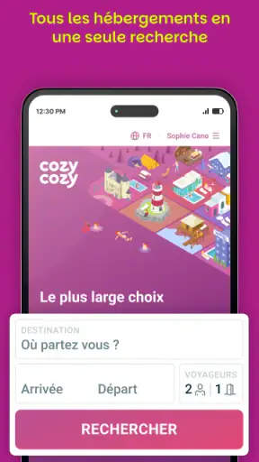Cozycozy Tous les Hébergements screenshot 1