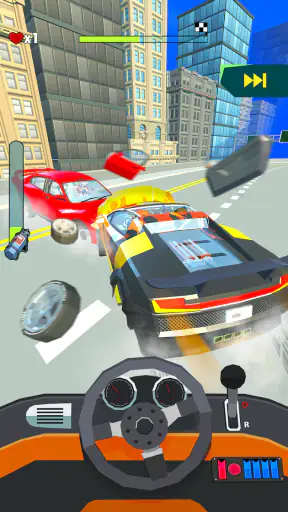 Crazy Rush 3D - Course Auto screenshot 2