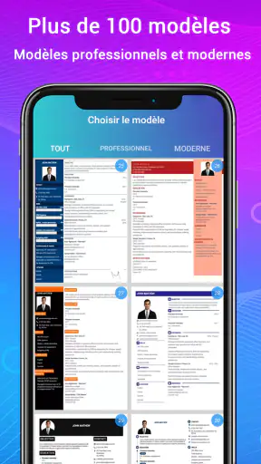 Créer CV, Lettre de motivation screenshot 10