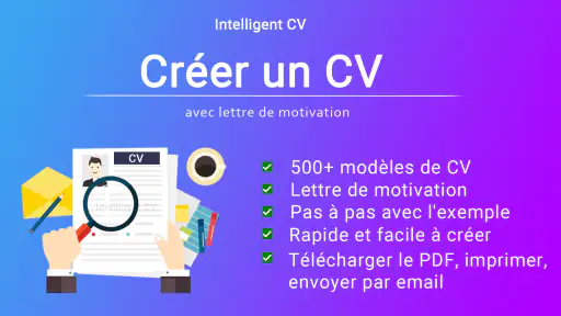 Créer CV, Lettre de motivation screenshot 8