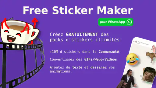 Créer stickers animés - FSM screenshot 1