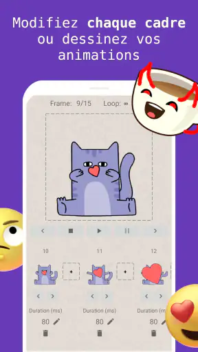 Créer stickers animés - FSM screenshot 3
