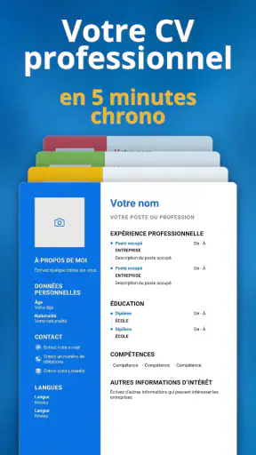 Créer un CV - Curriculum Vitae screenshot 2