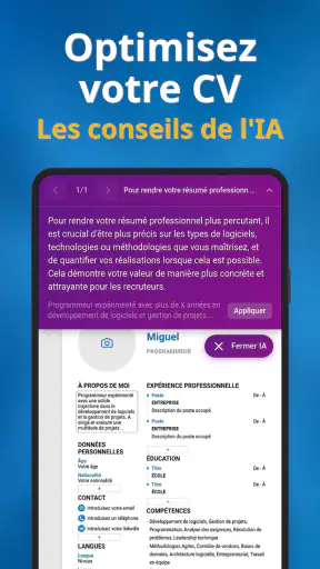 Créer un CV - Curriculum Vitae screenshot 6
