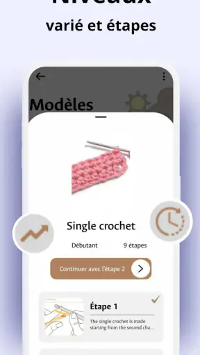 Crochet pas à pas en français screenshot 2