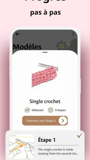 Crochet pas à pas en français screenshot 4