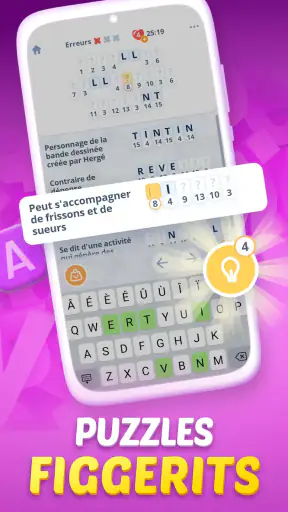 Crostic Guru - Mots Croisés screenshot 2