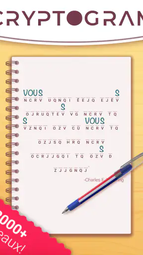 Cryptogram: Puzzle mots mêlés! screenshot 9