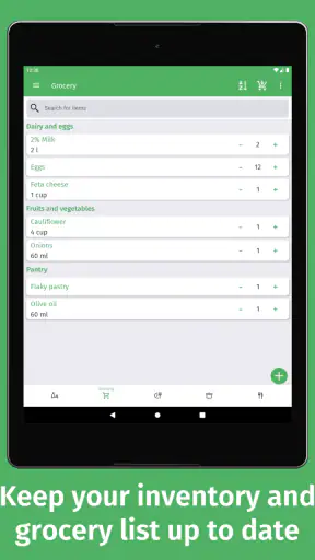 Cuisine: Inventaire & recettes screenshot 10