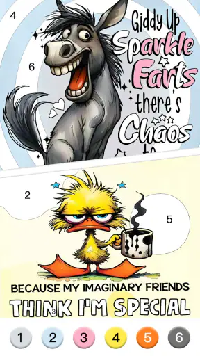 Cute Funny Animal Color screenshot 2
