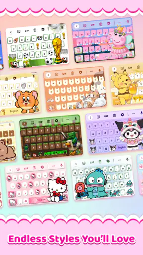 Cute Keyboard: Clavier Emoji screenshot 2